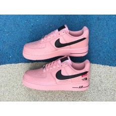 SUPREME X THE NORTH FACE X NIKE WMNS AIR FORCE 1 LOW PINK BLACK AR3066-800
