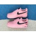 SUPREME X THE NORTH FACE X NIKE WMNS AIR FORCE 1 LOW PINK BLACK AR3066-800