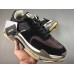 BALENCIAGA TRIPLE-S SNEAKER 2.0 NUBUCK LEATHER BLACK COFFER GREY 506346 W09S1 1214