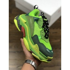 BALENCIAGA TRIPLE-S SNEAKER GREEN BLACK RED 490672 W0903 3520