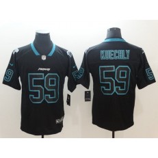Carolina Panthers 59 Luke Kuechly Black Shadow Legend Limited Nike NFL Men Jersey