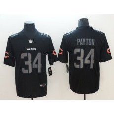 Chicago Bears 34 Walter Payton Black Vapor Impact Limited Nike NFL Men Jersey