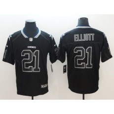 Dallas Cowboys 21 Ezekiel Elliott Black Shadow Legend Limited Nike NFL Men Jersey