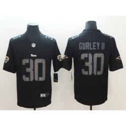 Los Angeles Rams 30 Todd Gurley II Black Vapor Impact Limited Nike NFL Men Jersey