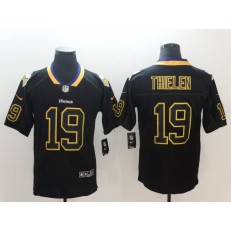 Minnesota Vikings 19 Adam Thielen Black Shadow Legend Limited Nike NFL Men Jersey