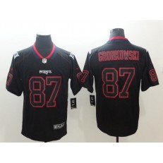 New England Patriots 87 Rob Gronkowski Black Shadow Legend Limited Nike NFL Men Jersey