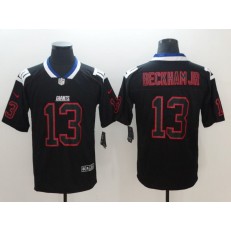 New York Giants 13 Odell Beckham Jr Black Shadow Legend Limited Nike NFL Men Jersey