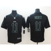 Philadelphia Eagles 11 Carson Wentz Black Shadow Legend Limited Nike NFL Men Jersey