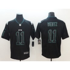 Philadelphia Eagles 11 Carson Wentz Black Shadow Legend Limited Nike NFL Men Jersey