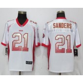 San Francisco 49ers 21 Deion Sanders White Drift Fashion Elite Nike NFL Men Jersey