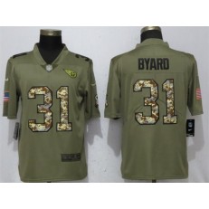 Tennessee Titans 31 Kevin Byard Olive Camo Salute To Service Limited Nike NFL Men Jersey