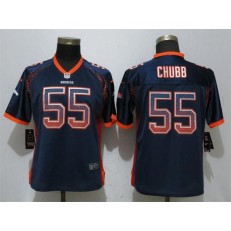 Women Nike Denver Broncos 55 Bradley Chubb Navy Drift Fashion NFL Jersey