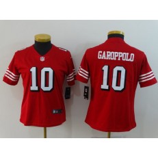 Women Nike San Francisco 49ers 40 Jimmy Garoppolo Red 2018 Vapor Untouchable Limited NFL Jersey