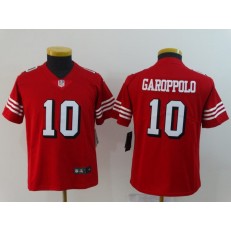 Youth Nike San Francisco 49ers 40 Jimmy Garoppolo Red 2018 Vapor Untouchable Limited NFL Jersey