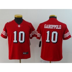 Youth Nike San Francisco 49ers 40 Jimmy Garoppolo Red 2018 Vapor Untouchable Limited NFL Jersey