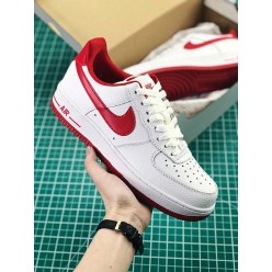 NIKE AIR FORCE 1 LOW 07 SE WHITE RED AA0287-101