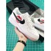 NIKE AIR FORCE 1 LOW WHITE BLACK RED AO3620-108
