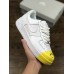 NIKE AIR FORCE 1 LOW WHITE YELLOW SMILE 315122-111