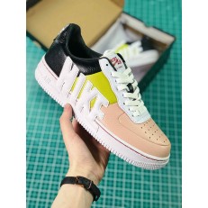 NIKE AIR FORCE 1 UPSTEP LX PORT WINE WHITE BRIGHT CACTUS 898421-602