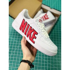 NIKE AIR FORCE 1 UPSTEP LX WHITE BLACK HABANERO RED 898421-101