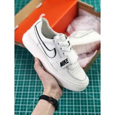 NIKE WMNS AIR FORCE 1 LOW MONK STRAPS WHITE BLACK