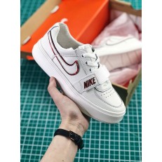 NIKE WMNS AIR FORCE 1 LOW MONK STRAPS WHITE RED