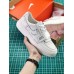 NIKE WMNS AIR FORCE 1 LOW MONK STRAPS WHITE SILVER
