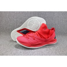UNDER ARMOUR CURRY 5 LOW UNIVERSITY RED BLACK WHITE 3020657-603
