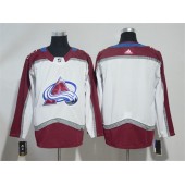 Colorado Avalanche Blank White Adidas NHL Men Jersey