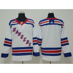 New York Rangers Blank White Adidas NHL Men Jersey