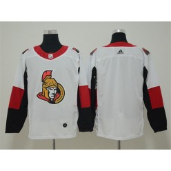 Ottawa Senators Blank White Adidas NHL Men Jersey