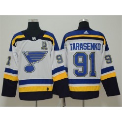 St.Louis Blues 91 Vladimir Tarasenko White Adidas NHL Men Jersey