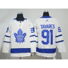 Toronto Maple Leafs 91 John Tavares White Adidas NHL Men Jersey
