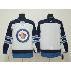 Winnipeg Jets Blank White Adidas NHL Men Jersey