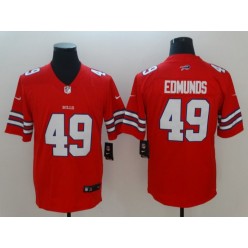 Buffalo Bills #49 Tremaine Edmunds Red Vapor Untouchable Limited Nike NFL Men Jersey