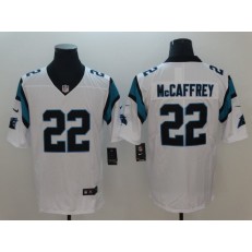 Carolina Panthers #22 Christian McCaffrey White Vapor Untouchable Player Limited Nike NFL Men Jersey