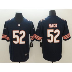 Chicago Bears #52 Khalil Mack Navy Vapor Untouchable Limited Nike NFL Men Jersey