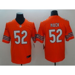 Chicago Bears #52 Khalil Mack Orange Alternate Vapor Untouchable Limited Nike NFL Men Jersey