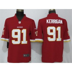 Washington Redskins #91 Ryan Kerrigan Red Vapor Untouchable Limited Nike NFL Men Jersey