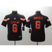Youth Nike Cleveland Browns #6 Baker Mayfield Brown Vapor Untouchable Player Limited NFL Jersey