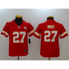 Youth Nike Kansas City Chiefs #27 Kareem Hunt Red Vapor Untouchable Player Limited NFL Jersey