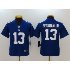 Youth Nike New York Giants #13 Odell Beckham Jr. Blue Vapor Untouchable Limited NFL Jersey