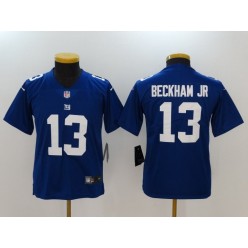 Youth Nike New York Giants #13 Odell Beckham Jr. Blue Vapor Untouchable Limited NFL Jersey