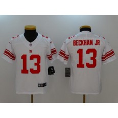 Youth Nike New York Giants #13 Odell Beckham Jr. White Vapor Untouchable Limited NFL Jersey