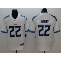 Youth Nike Tennessee Titans #22 Derrick Henry White New Vapor Untouchable Player Limited NFL Jersey