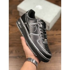 JOSHUA VIDES x NIKE AIR FORCE 1 LOW I HAND PAINTED BLACK 315122-001