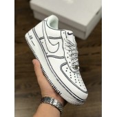 JOSHUA VIDES x NIKE AIR FORCE 1 LOW I HAND PAINTED WHITE 315122-111