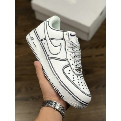 JOSHUA VIDES x NIKE AIR FORCE 1 LOW I HAND PAINTED WHITE 315122-111
