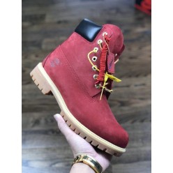 ATOMS X TIMBERLAND PREMIUM 6 INCH LEATHER BOOTS A156H RED