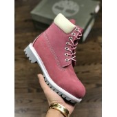 TIMBERLAND WOMEN 6 INCH PREMIUM BOOT 10061 WHITE PINK